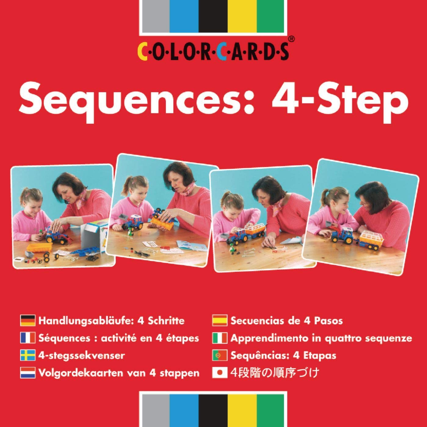 4-Step Color Sequence Cards - Educational Learning Toy for Kids | Perfect for Preschool, Montessori & Homeschooling Activities