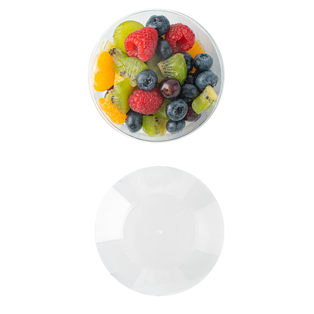 6 oz Clear Plastic Deli Containers with Lids - 10 Pack (4