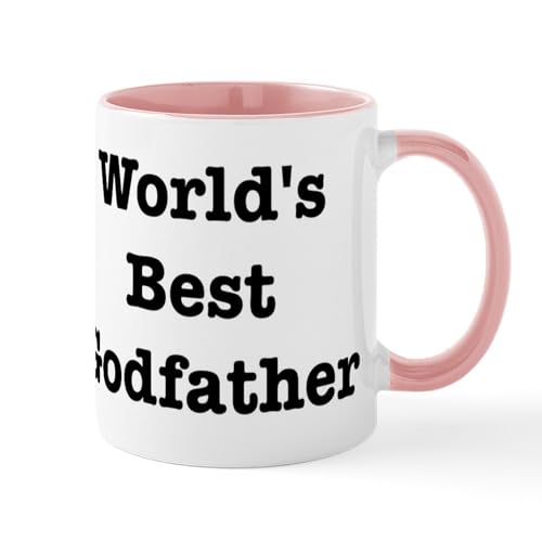 White/Pink Inside - Worlds Best Godfather Mug