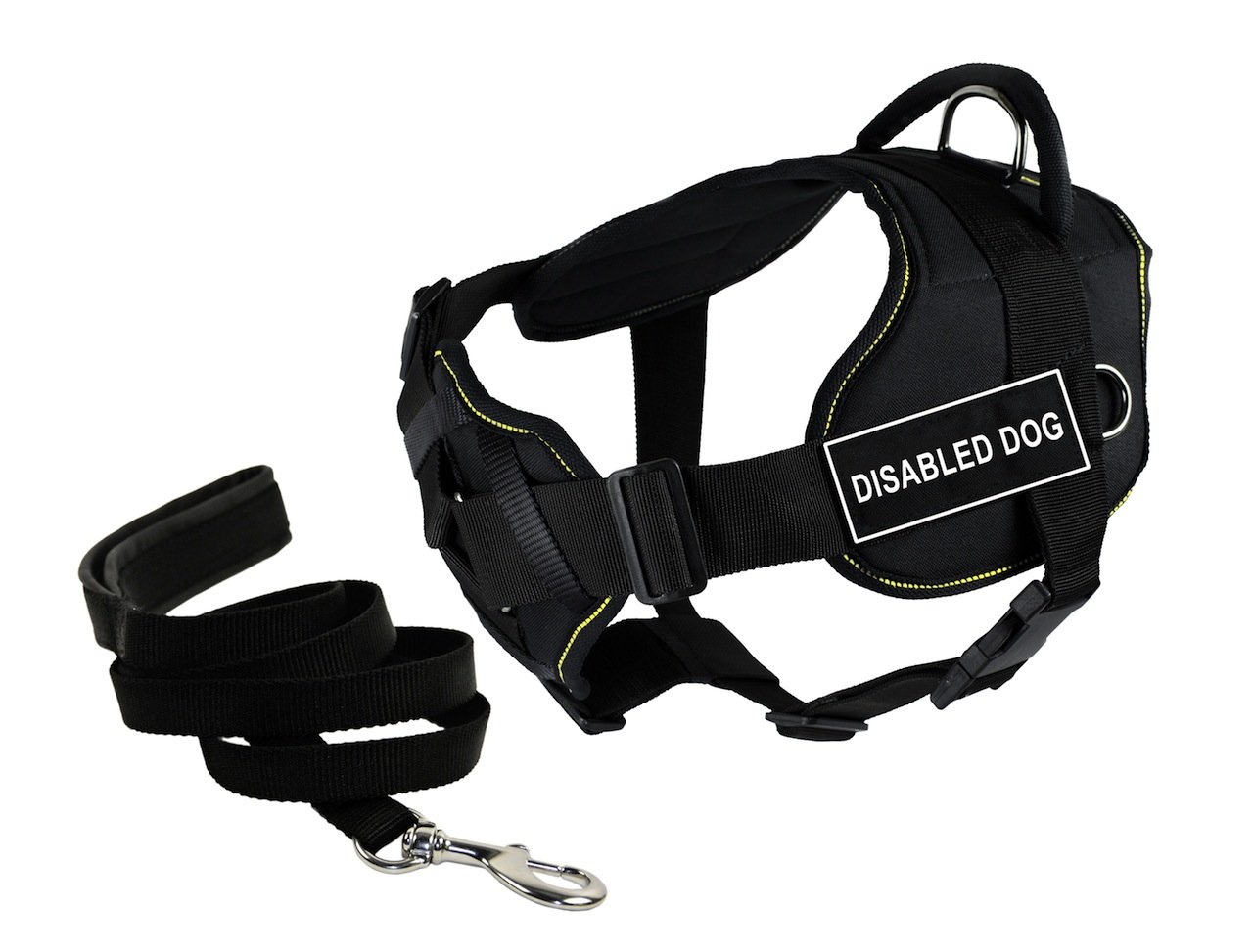 Dean & Tyler DT Fun Chest Support Disabled Dog Harness - Medium Size with 6ft Padded Leash | Mobility Aid for Injured & Senior Dogs | Perfect for Walks, Rehabilitation & Daily Support
