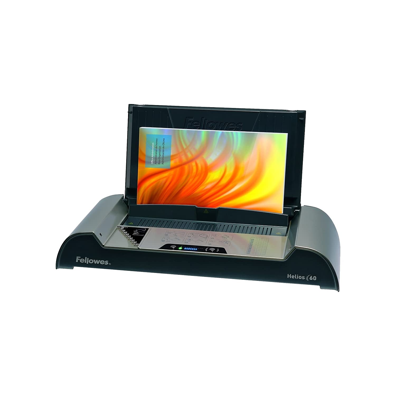 Fellowes Helios 60 Thermal Binding Machine - Platinum/Graphite (5219501) | Professional Document Binding for Office, School & Home Use | Create Reports, Presentations & Manuals Easily