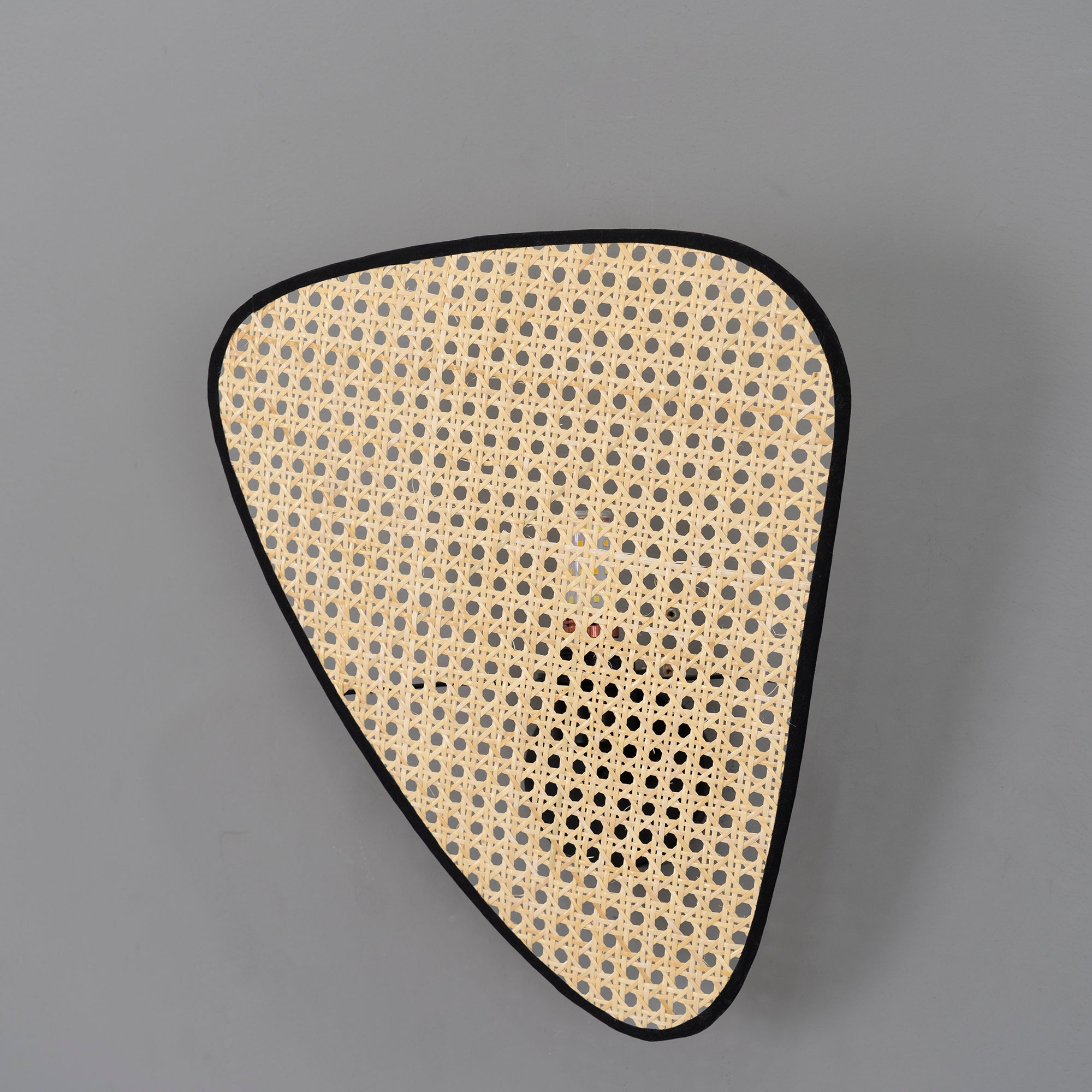 Elegant Woven Rattan Screen Cannage Sconce Wall Light - Perfect for Bedroom, Living Room, and Patio Decor