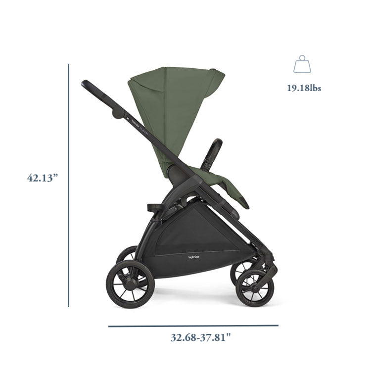 Inglesina Electa Lightweight Travel Stroller - Compact Foldable Baby Stroller for Infants & Toddlers | Perfect for Air Travel, Shopping & City Walks