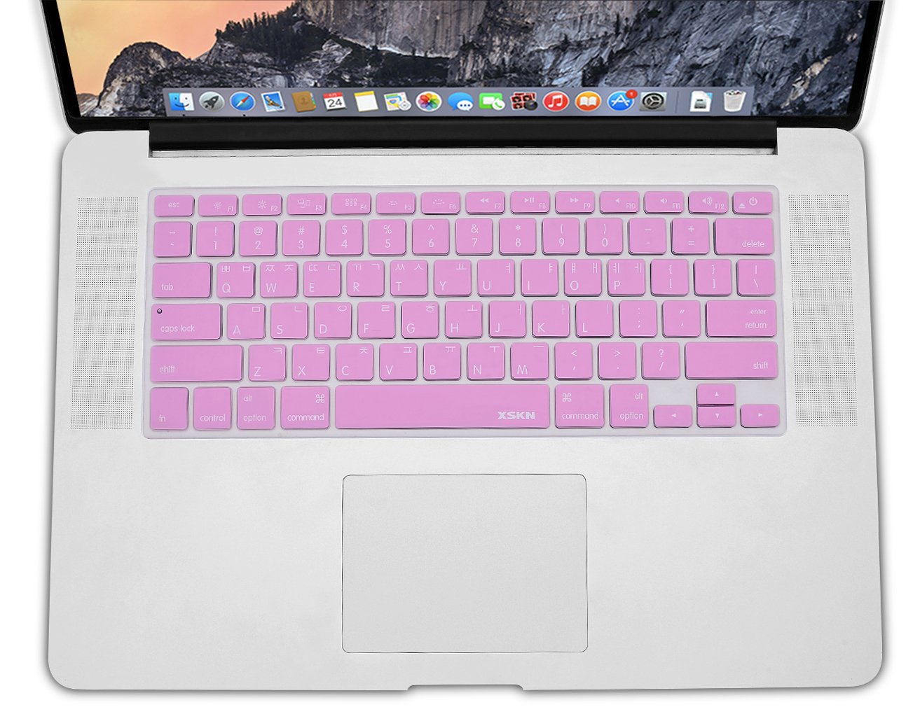 Pink Silicone Keyboard Cover for MacBook Air 13