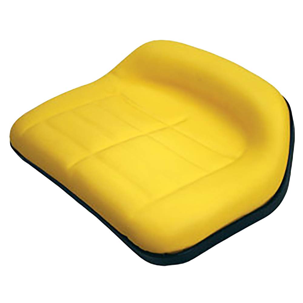 RAParts TY15862 Universal Yellow Low Back Seat Replacement for John Deere 185 180 175 170 165 160 130 116H Tractors - Durable Comfort for Farming, Landscaping & Outdoor Work