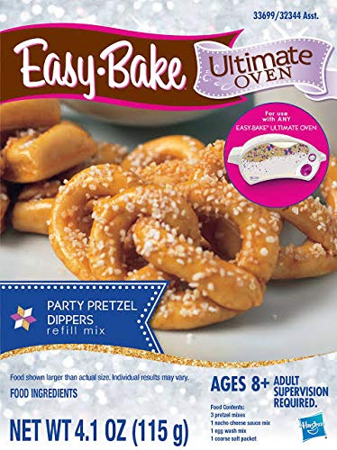 Easy Bake Ultimate Oven Kit with Pretzel Mix - Refill Bundles Included | Perfect Baking Gift for Kids, Little Chef & Holiday Presents | Fun Birthday & Christmas Gift for Boys & Girls | Great for Pretzel Making, Baking Parties & Family Bonding Activities