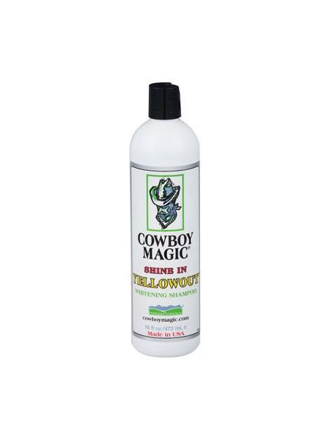 Cowboy Magic Shine In & Yellow Out Horse Detangler & Coat Enhancer - Perfect for Show Prep & Daily Grooming