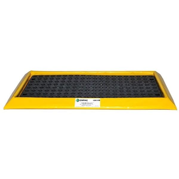 2 Drum Spill Containment Pallet - Heavy Duty Leak Proof Secondary Containment for Oil, Chemicals & Hazmat - Ideal for Warehouses, Garages & Industrial Use