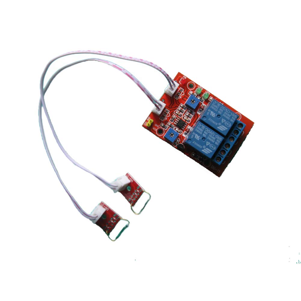 Taidacent 2-Way 12V Reed Relay Switch Module - Magnetic Control AC Switch Sensor for Home Automation & Industrial Equipment