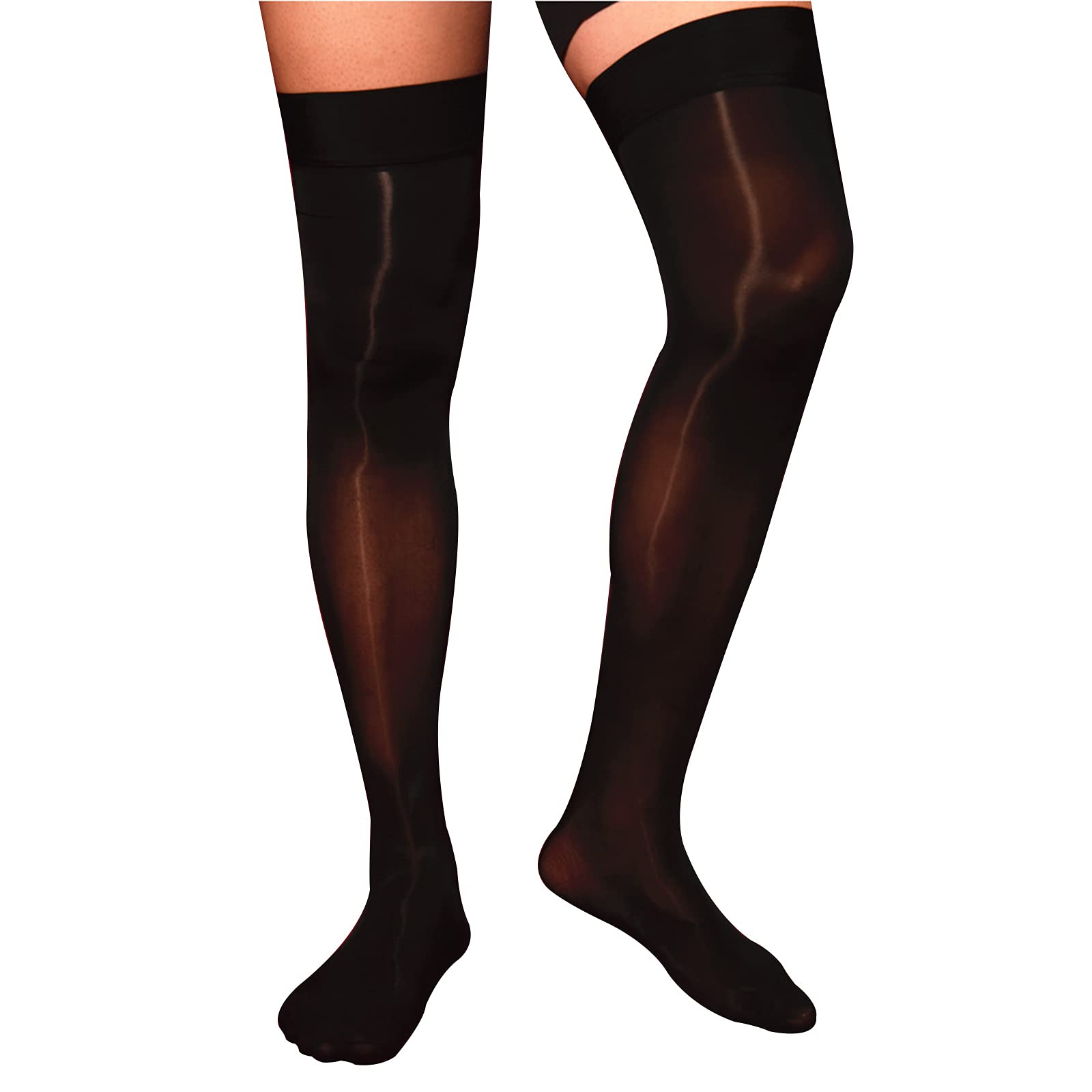 **iiniim Men's Compression Socks for Circulation & Support - Closed Toe Pantyhose, Long Socks for Varicose Veins, Travel & Work**    *(Use Cases: Ideal for long flights, office work, medical recovery, and sports to improve blood flow and reduce leg fatigue.)*