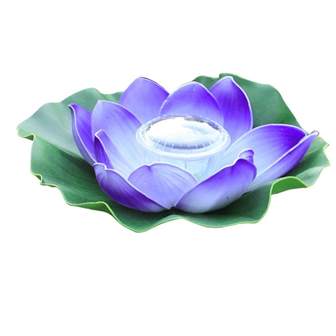 Solar Powered Floating Lotus LED Light - Waterproof Outdoor Pool Fountain Garden Decor with Purple Flower Design | Perfect for Backyard Ponds, Pools & Landscaping