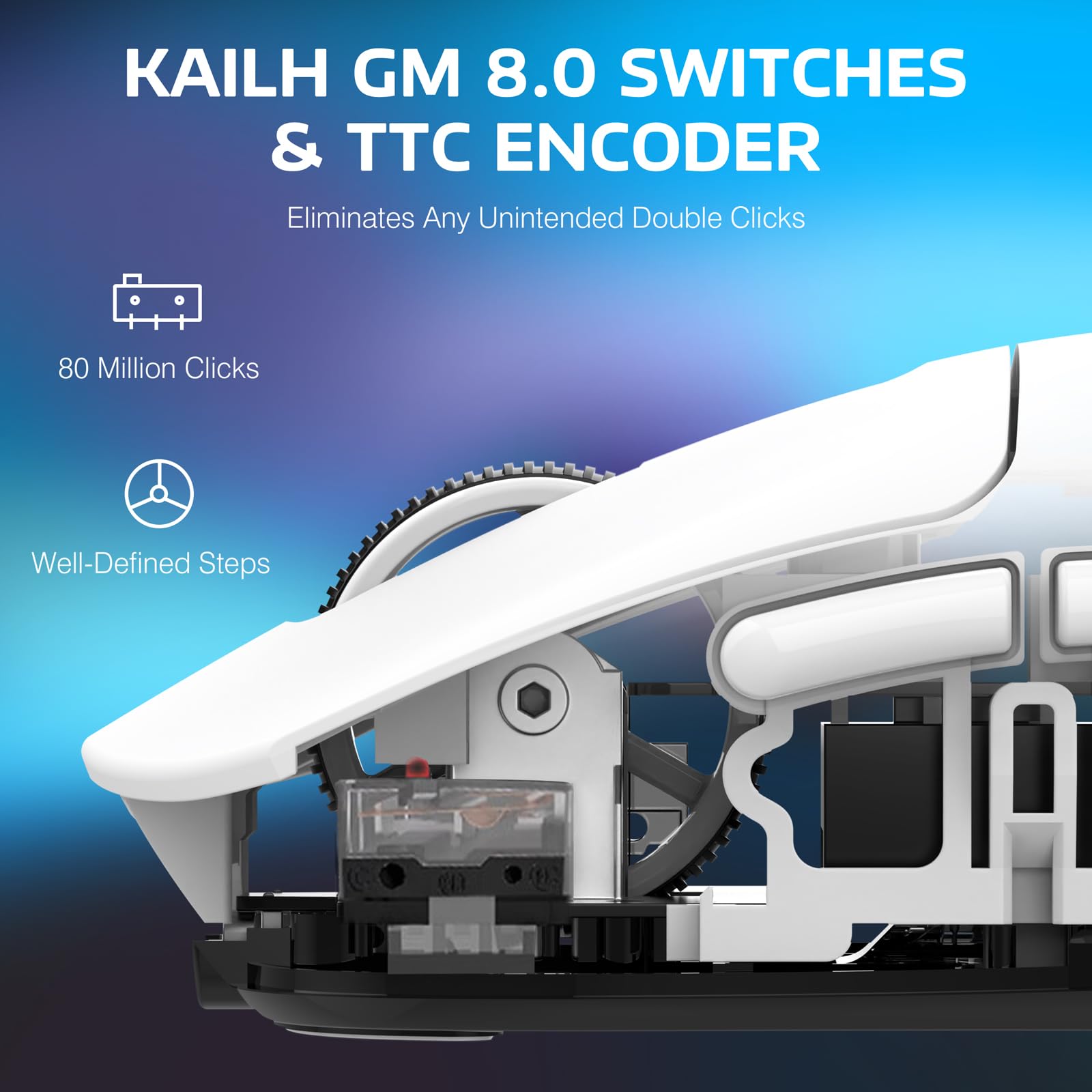 ATTACK SHARK X3 Wireless Gaming Mouse - 49g Ultra Lightweight Ergonomic Mouse with PAW3395 26K DPI Optical Sensor | Triple Mode Connectivity | 200 Hour Battery Life | 7 Programmable Buttons | Compatible with PC, Laptop & Mac (White) - Perfect for FPS, MOBA & Esports Gaming