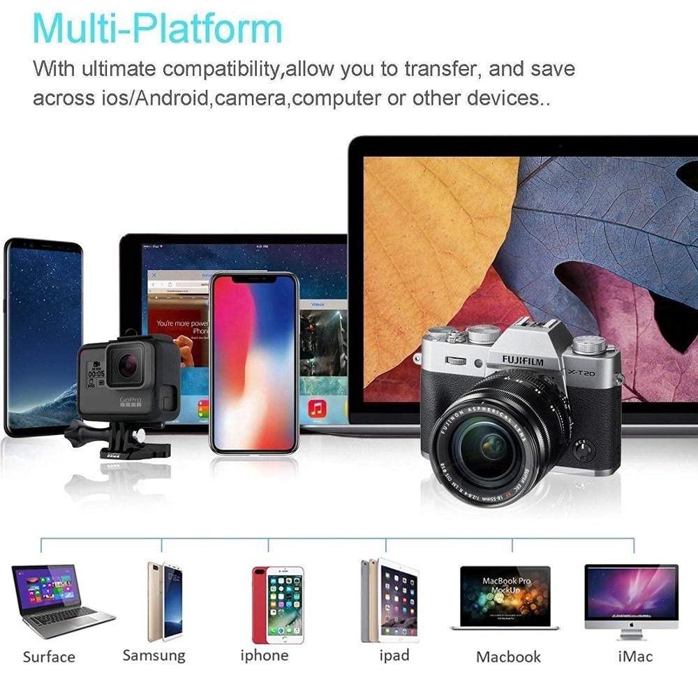 BoxWave SD Card Reader for Apple iPad Air 5th Gen (2022) - MicroSD & USB Adapter, Compact & Portable - Perfect for Photo Transfer, Video Editing & File Management - Jet Black