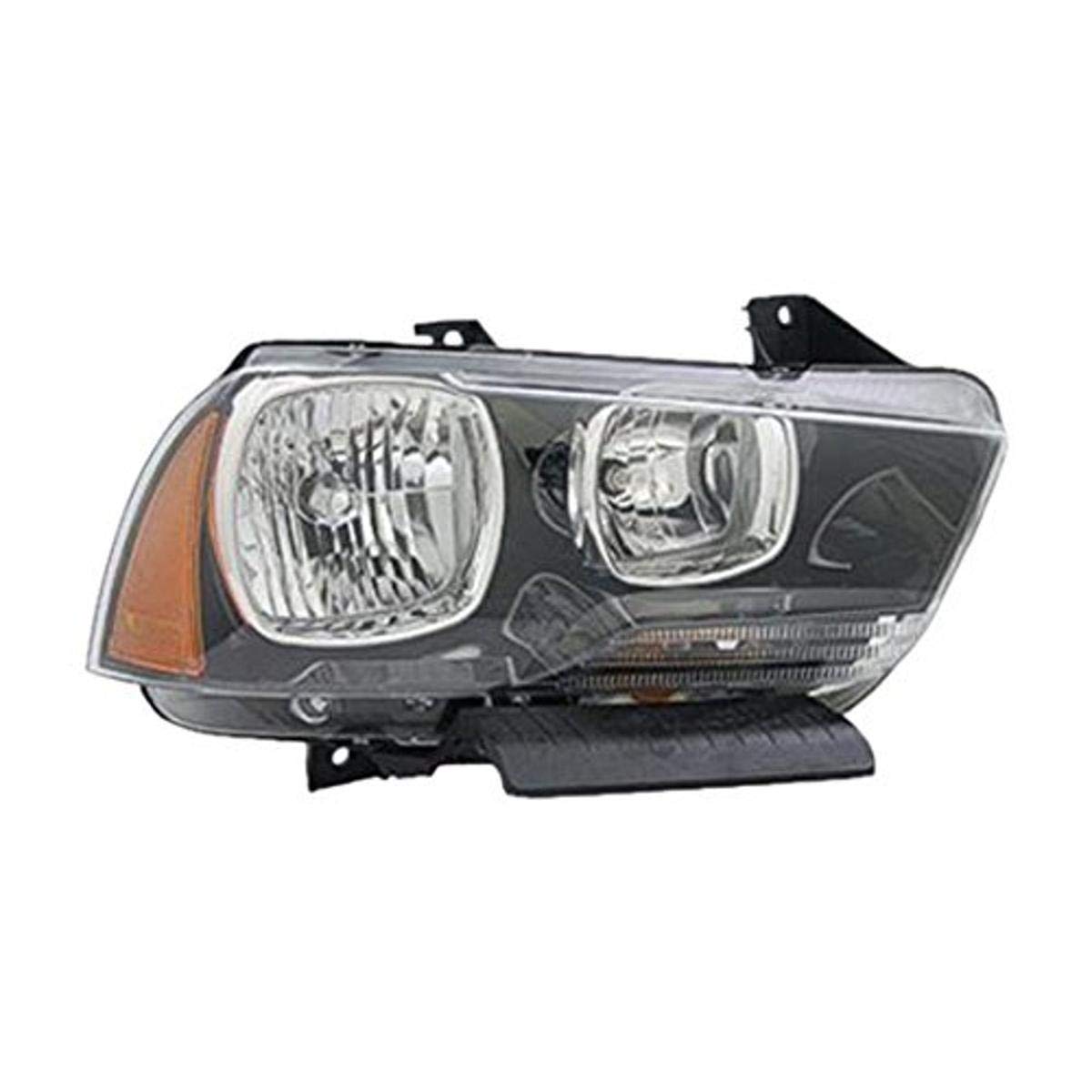 OE Replacement Headlight Assembly Compatible with Dodge Charger 2011-2014 - Left/Right Side - Partslink CH2503232 - Perfect for Night Driving & Foggy Conditions