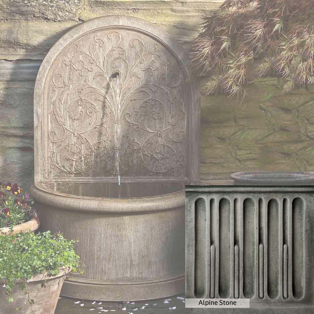 Campania International Corsini Outdoor Wall Fountain - Elegant Garden Water Feature for Patio, Yard & Landscape Decor