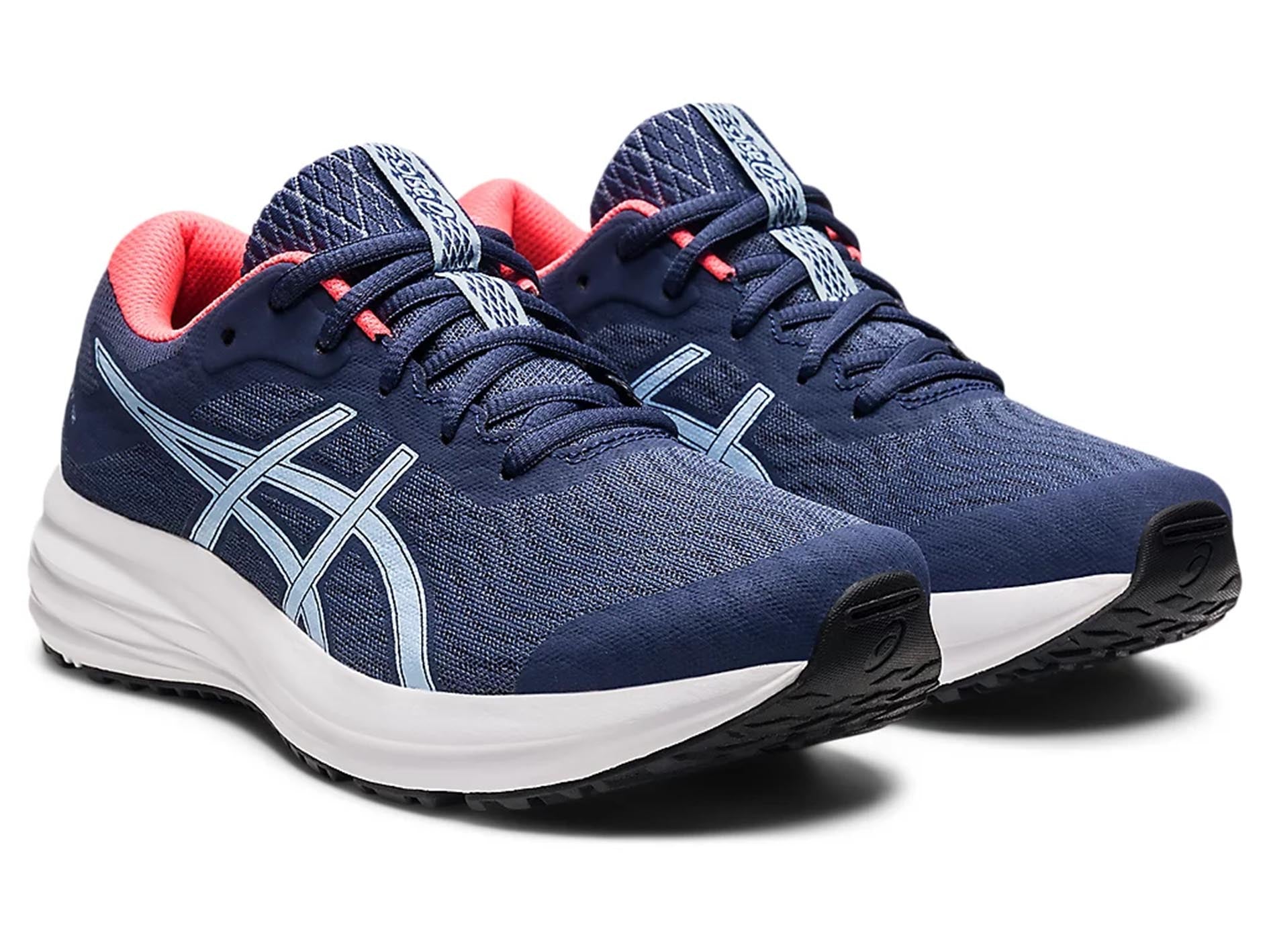 ASICS Kids Patriot 12 GS Running Shoes - Lightweight Athletic Sneakers for Boys & Girls (Style 1014A139-410) - Perfect for School, Sports & Daily Activities