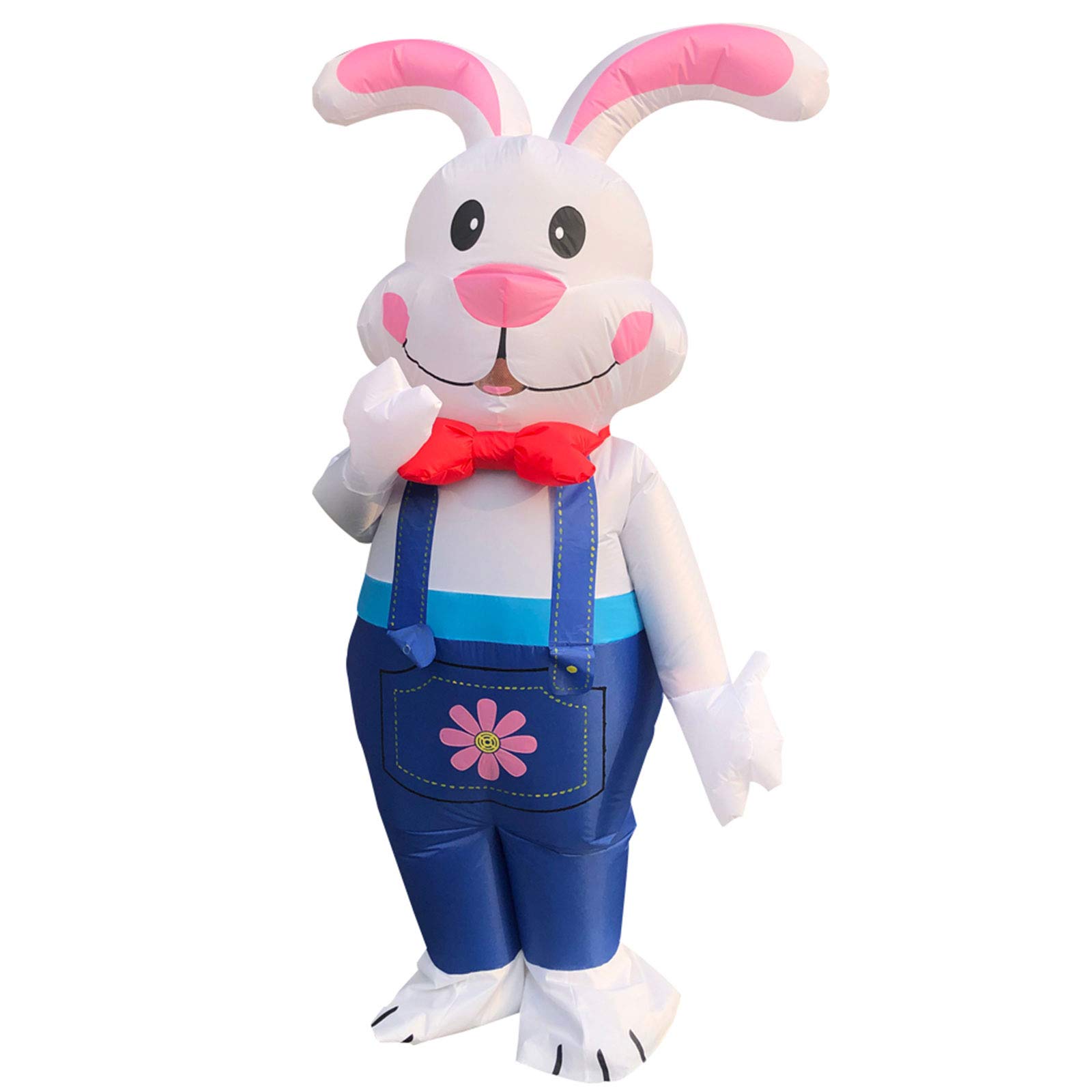 **JFF Inflatable Easter Bunny Costume for Adults – Funny Blow Up Bunny Suit for Easter, Halloween, Cosplay, Parades & Advertising – Perfect for Parties, Events & Photo Booths**