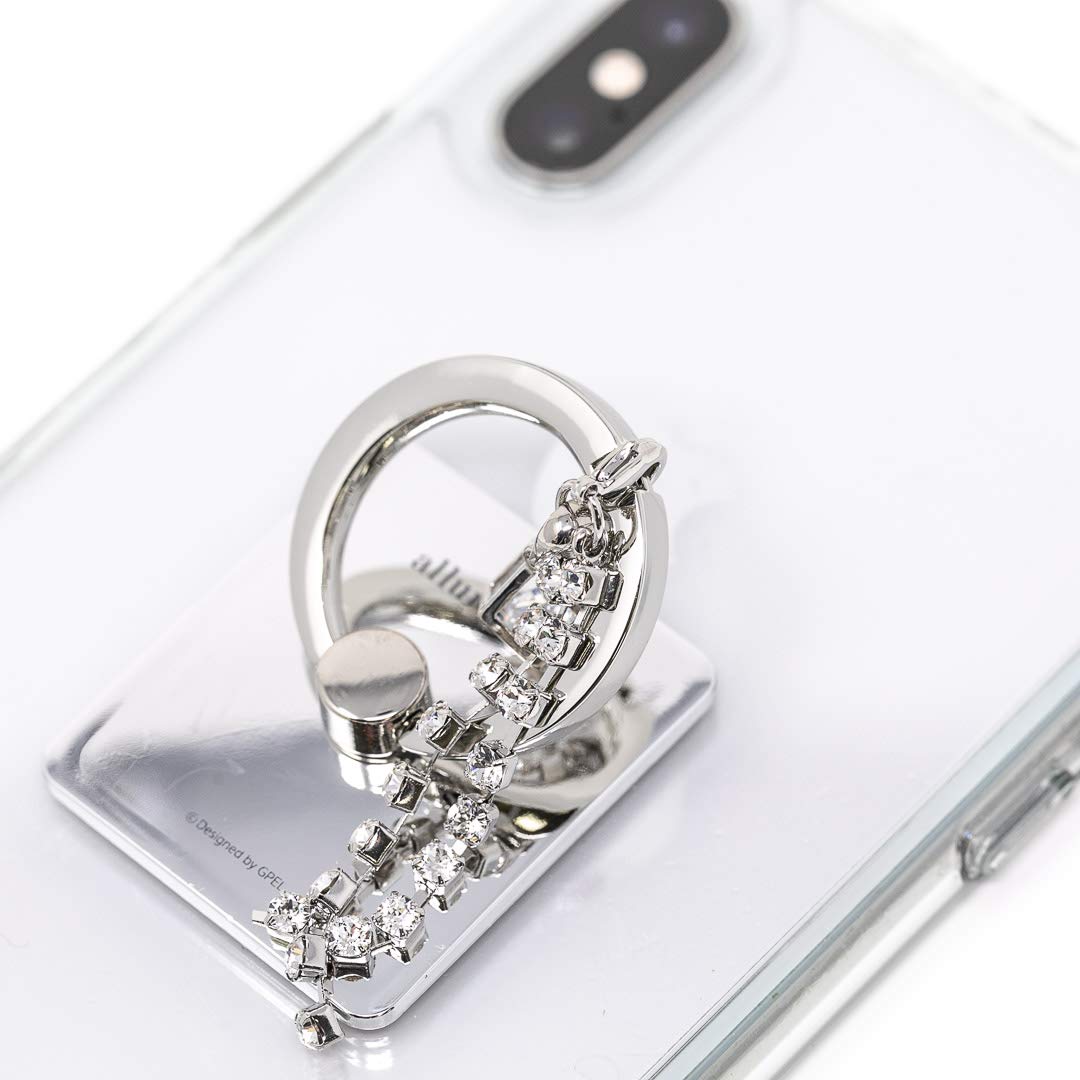 Belita Crystal Phone Ring Holder - 360° Rotating Finger Grip Stand for Smartphones | Perfect for Watching Videos & Selfies