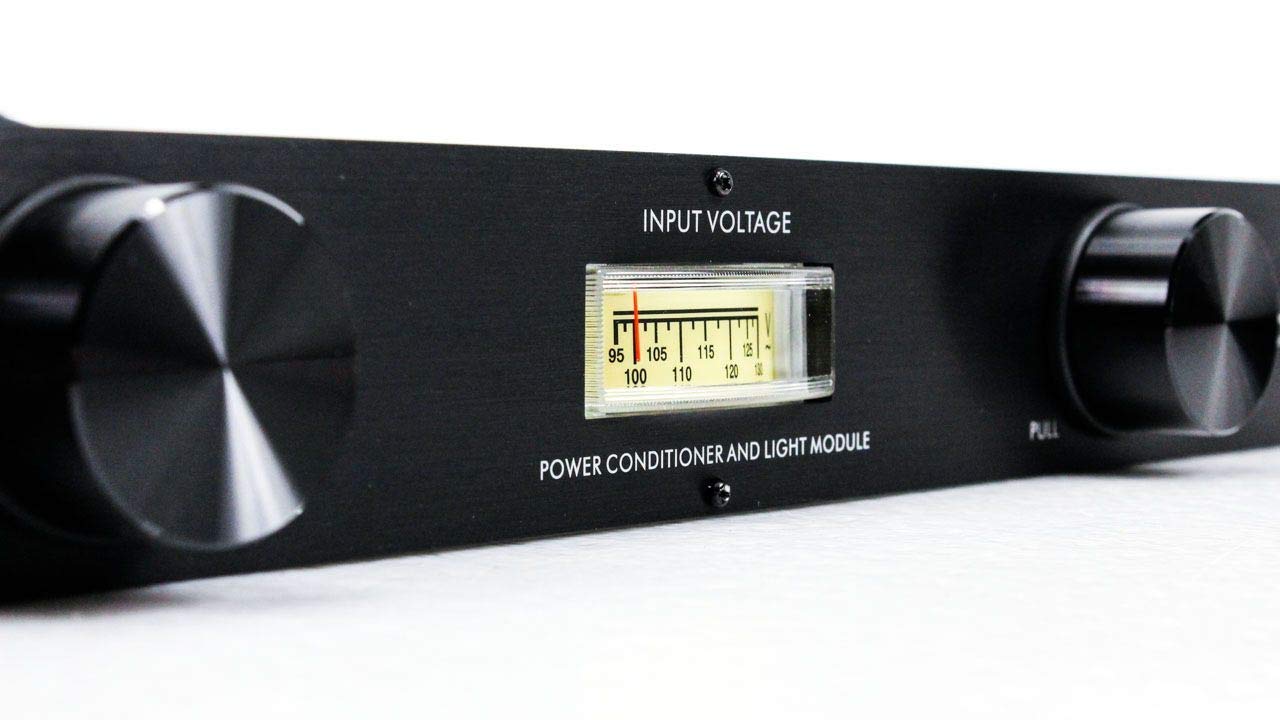 ART SP 4x4 Rackmount 8 Outlet Power Conditioner & Surge Protector with Linear Voltmeter & Dual Lights - Professional Audio/Video Equipment Protection for Studio & Stage Use