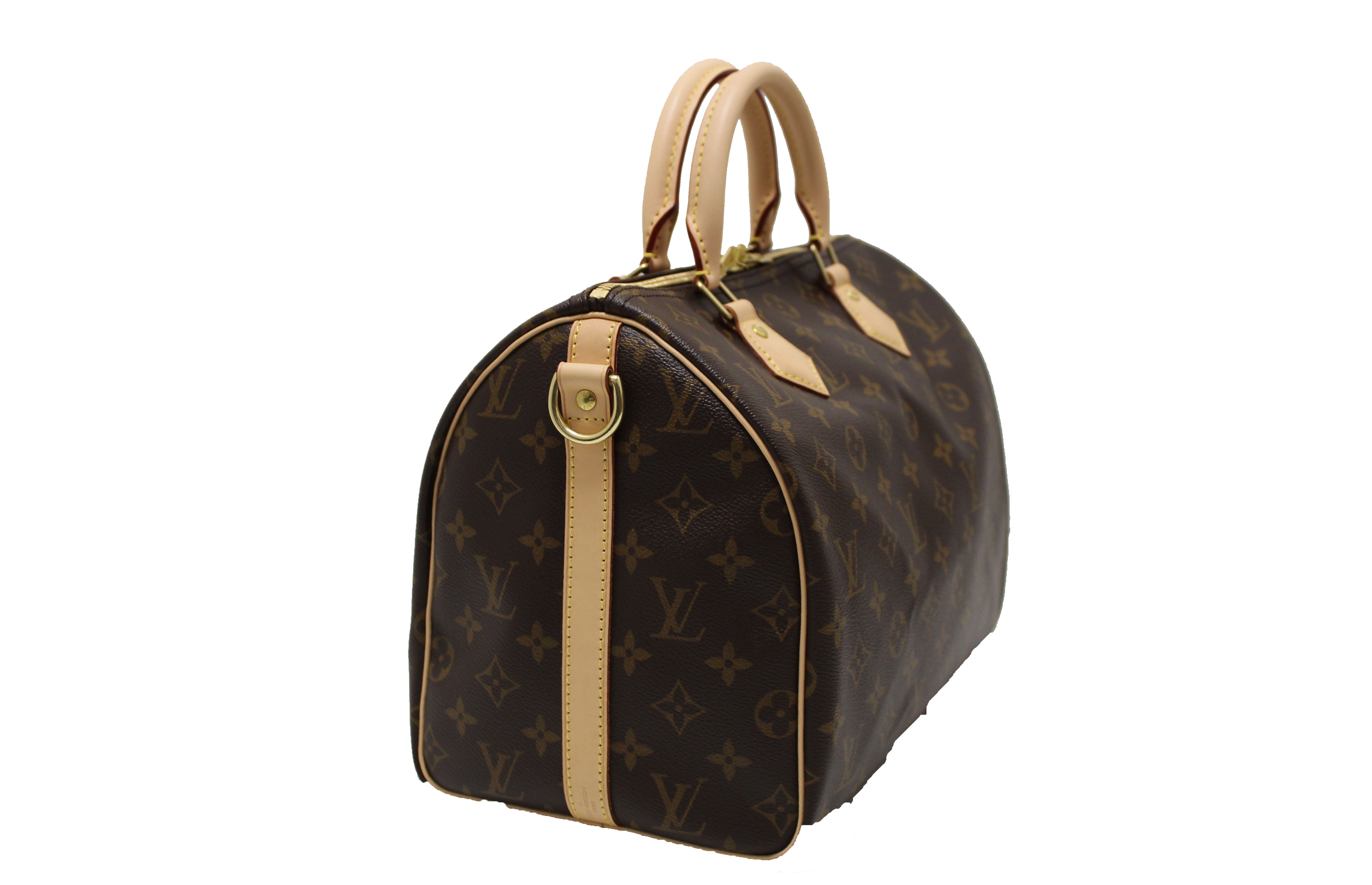Authentic Louis Vuitton Monogram Speedy 30 Bandouliere Crossbody Bag - Luxury Designer Handbag for Women, Perfect for Work, Travel & Everyday Use
