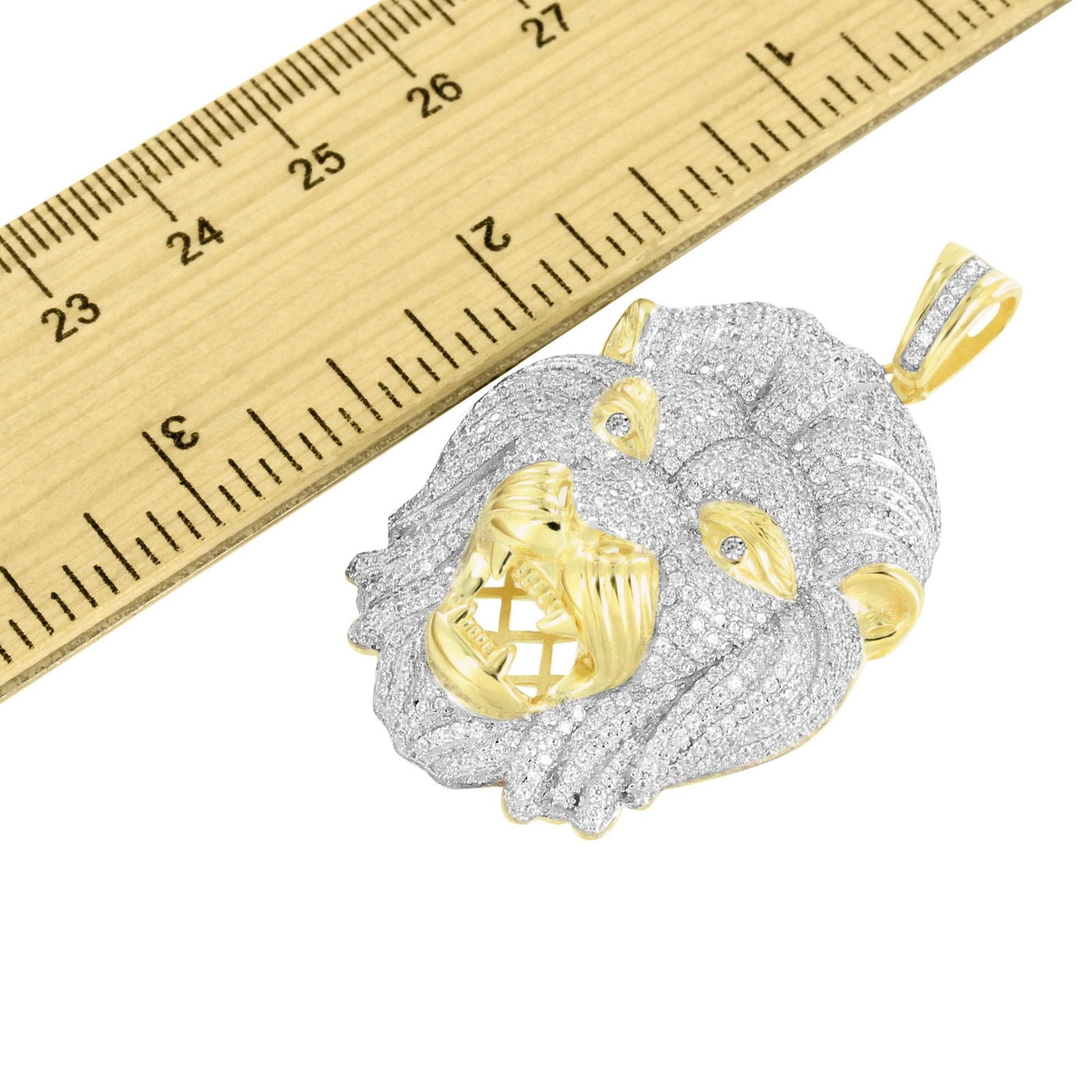 Men's Lion Head Pendant Necklace - 925 Sterling Silver Jewelry for Men - Perfect for Gifts, Everyday Wear & Special Occasions