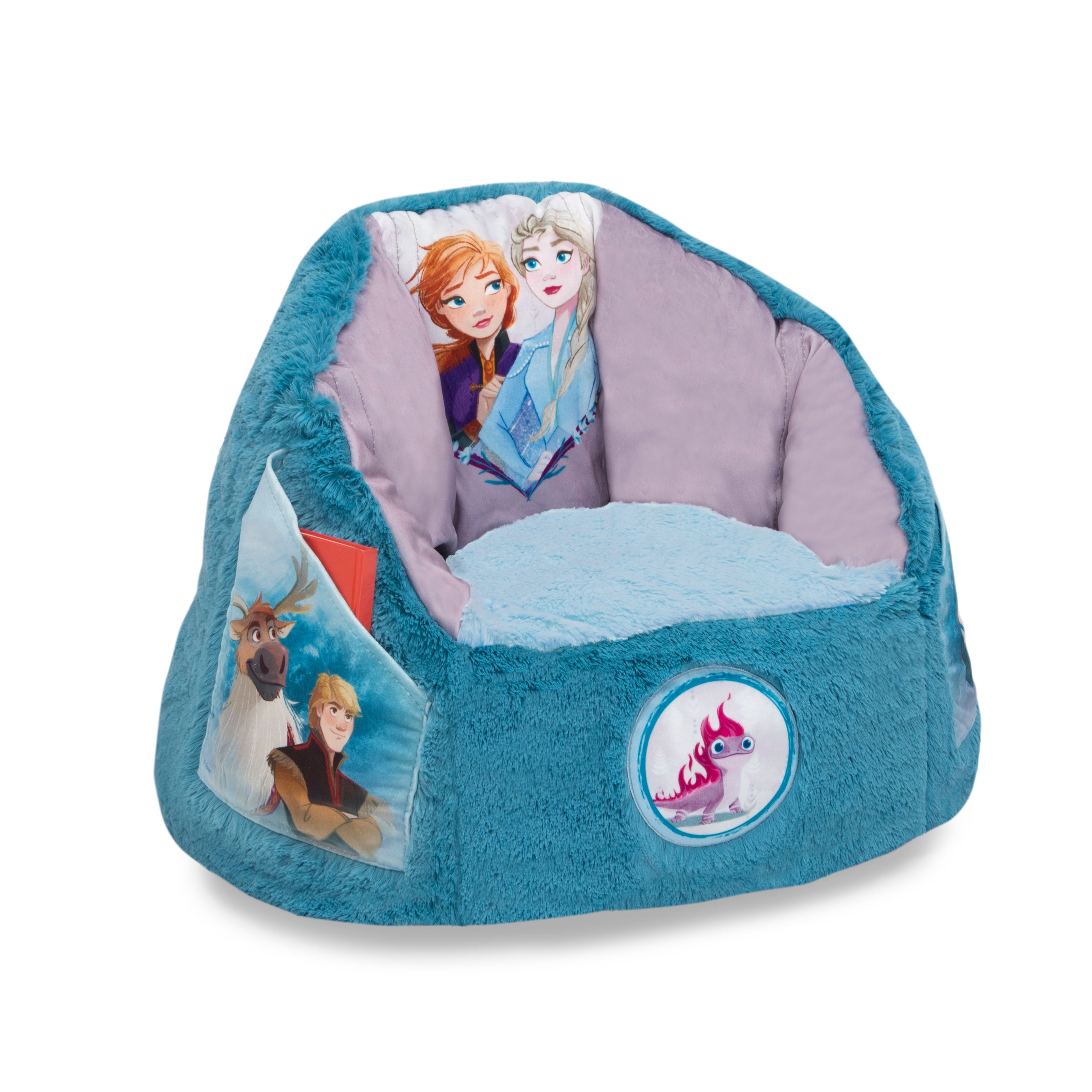 Frozen Cozee Fluffy Chair for Toddlers - Soft & Comfy Kids Chair for Ages 2-6 Years | Perfect for Bedroom, Playroom & Reading Nook