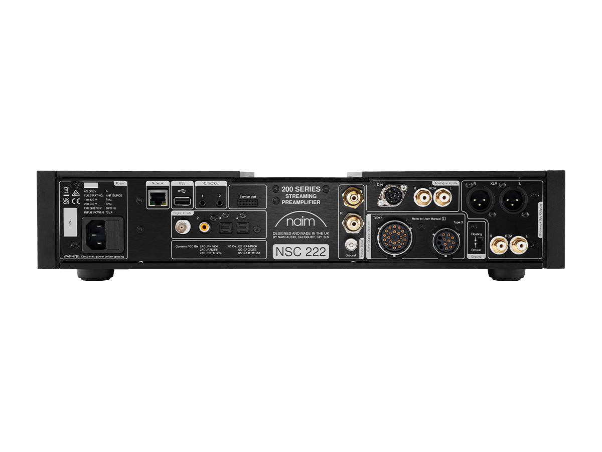 Naim NSC 222 Stereo Preamplifier - High-End Audio Preamp for Home Theater & Hi-Fi Systems - Perfect for Audiophiles & Music Enthusiasts
