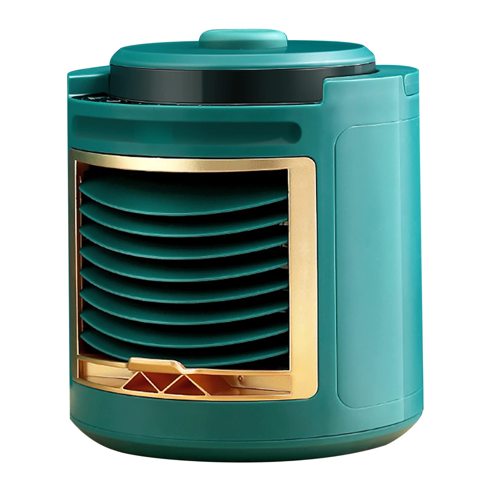Portable USB Charging Fan - Mini Air Conditioner with Full Screen Feeling, Smart Cooling for Home, Office & Travel | QI5 Fast Charging