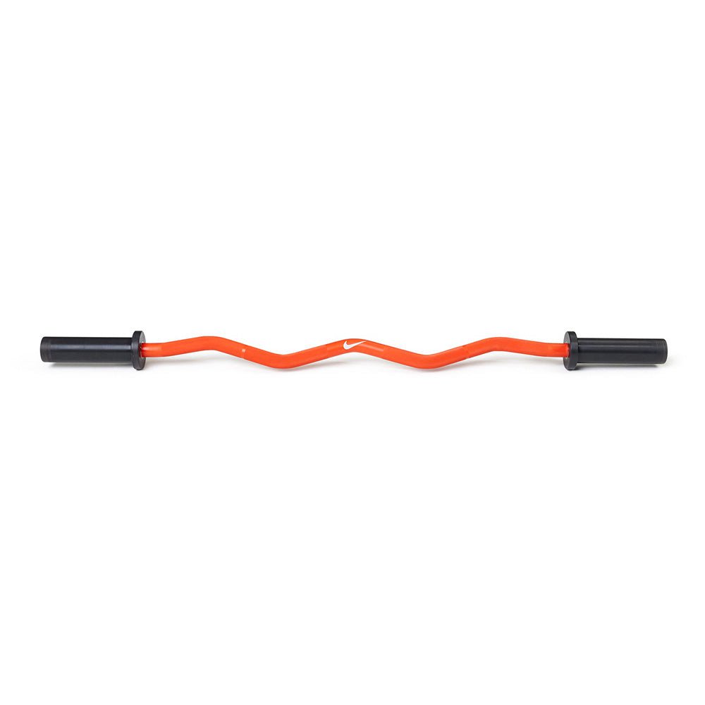 Nike Strength Shield Olympic Curl Bar - 10kg (22 lbs) Weightlifting Bar for Home Gym & Strength Training - Perfect for Bicep Curls, Triceps Workouts & Full-Body Exercises