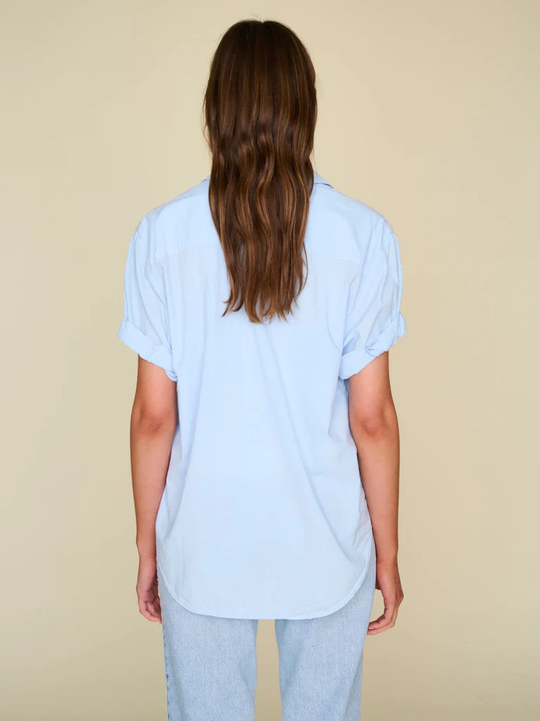 Channing Shirt for Men - Soft Baby Blue Casual Button Down Shirt | Perfect for Office, Date Night & Summer Outfits