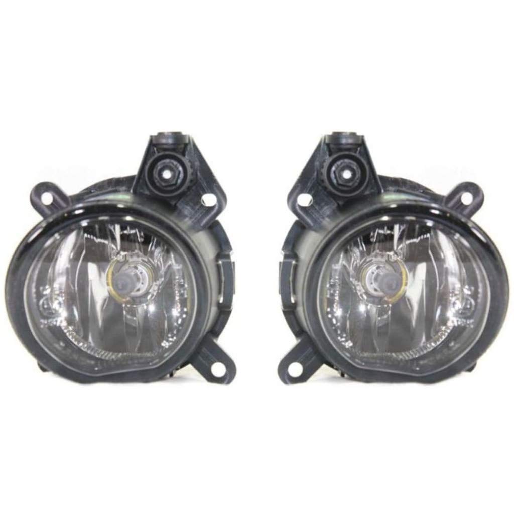 CarLights360 Mini Cooper Fog Lights (2002-2008) - Pair for Driver & Passenger Side with Bulbs - Replacement for MC2592101 & MC2593101 - Perfect for Night Driving and Foggy Conditions