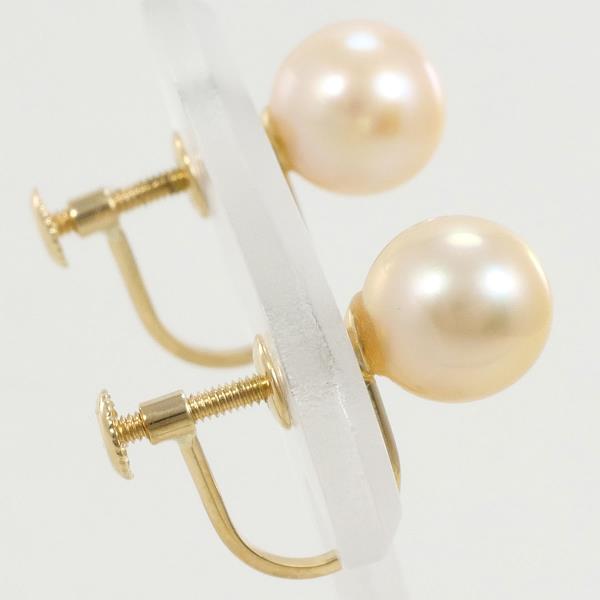 18K Yellow Gold Pearl Earrings for Women - Classic Elegant Dangle Earrings with Freshwater Pearls - Perfect for Weddings, Parties & Special Occasions