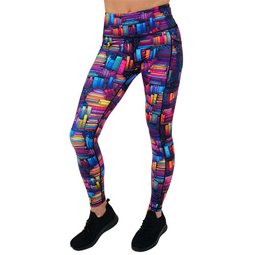 Plot Twist Leggings - High Waist Yoga Pants for Women, Tummy Control Workout Leggings | Perfect for Yoga, Gym, Running & Everyday Wear