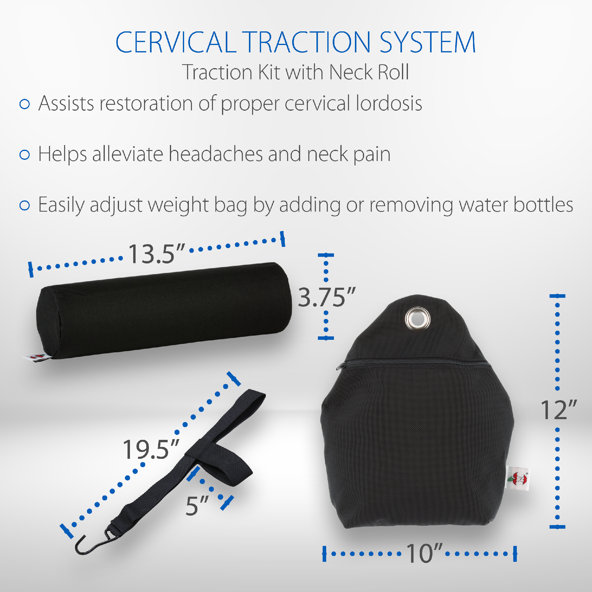 Neck Pain Relief Device - Cervical Traction System for Home Use | Adjustable Posture Corrector & Spine Decompression Tool | Perfect for Office Workers, Gamers & Neck Injury Recovery
