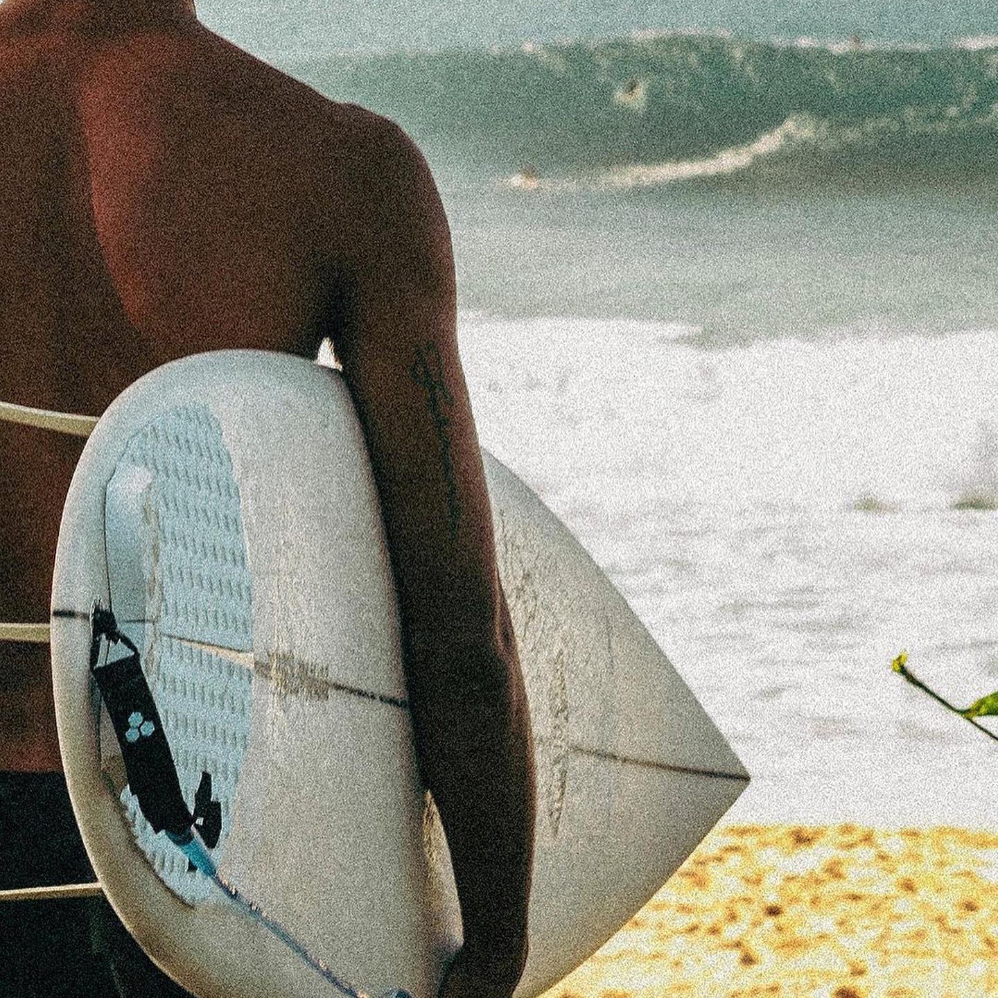 Dane Reynolds Standard Clear Red Surfboard Leash 6'1/4