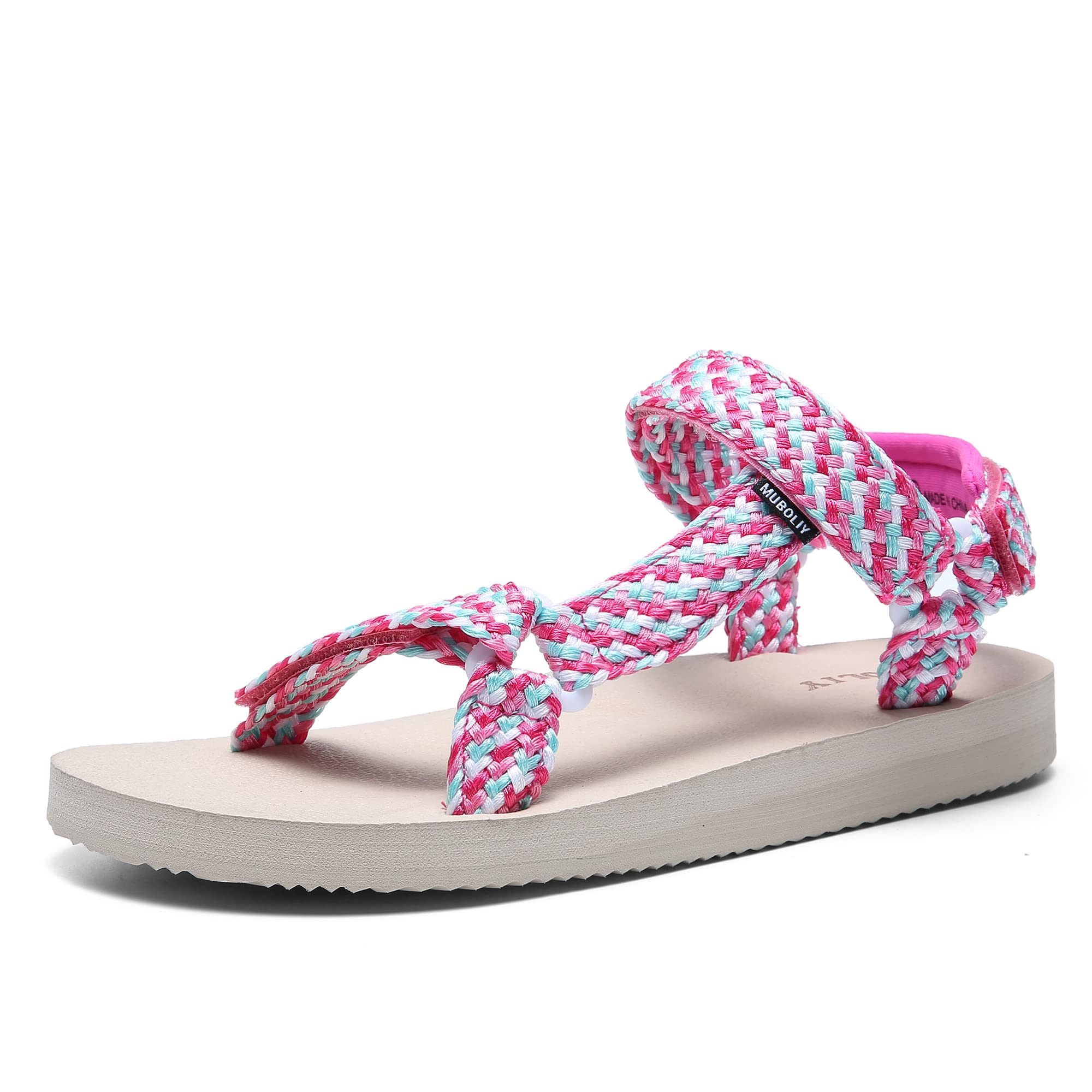 Women's Comfortable Summer Sandals with Arch Support & Yoga Mat Insole - Breathable Water Shoes for Beach, Yoga, Hiking & Outdoor Activities