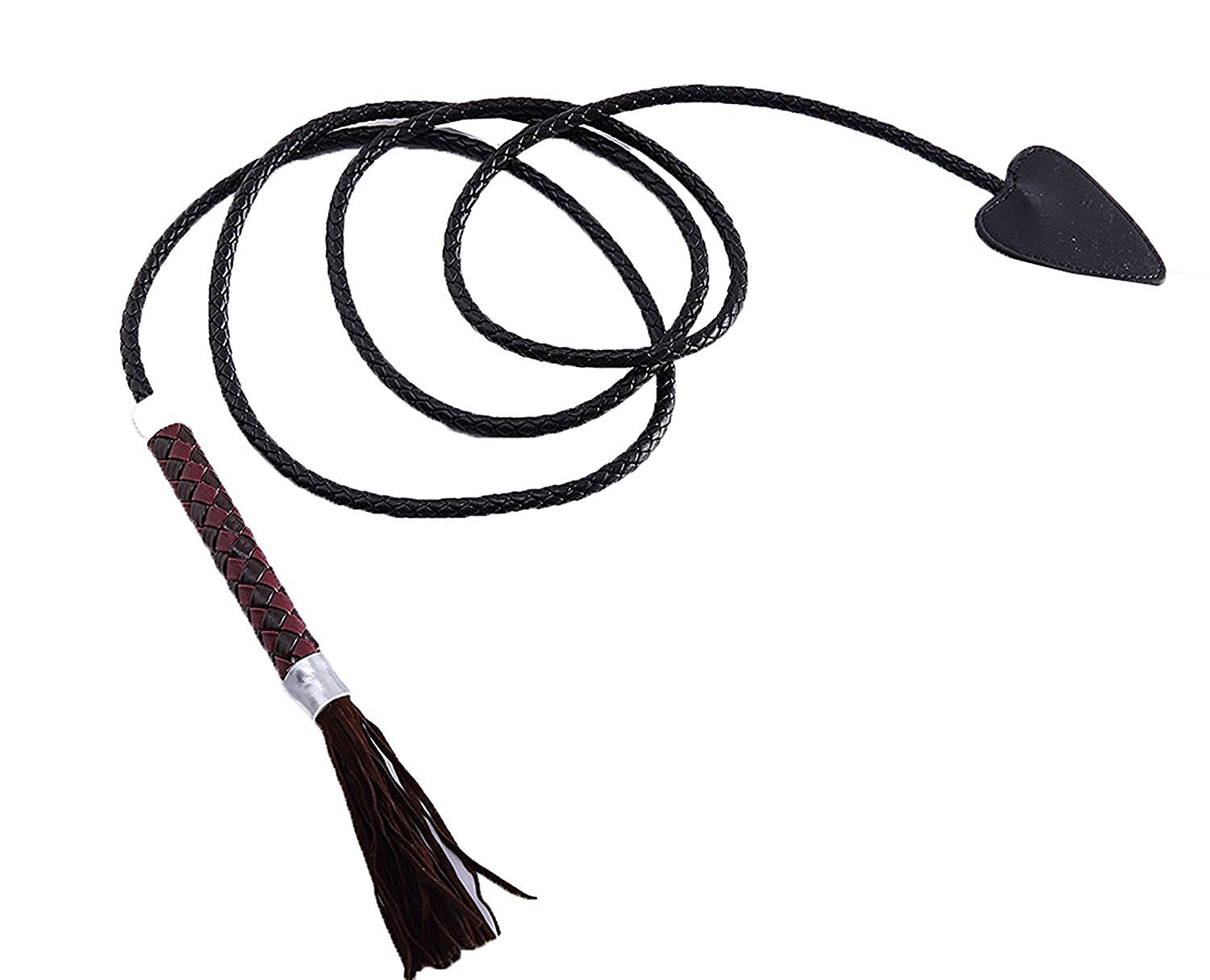 LYLAS Cosplay Accessory - Real Leather Star Whip Hand Whip for Costume, Halloween, BDSM & Role Play | Perfect for Cosplay Events, Fetish Parties & Themed Performances