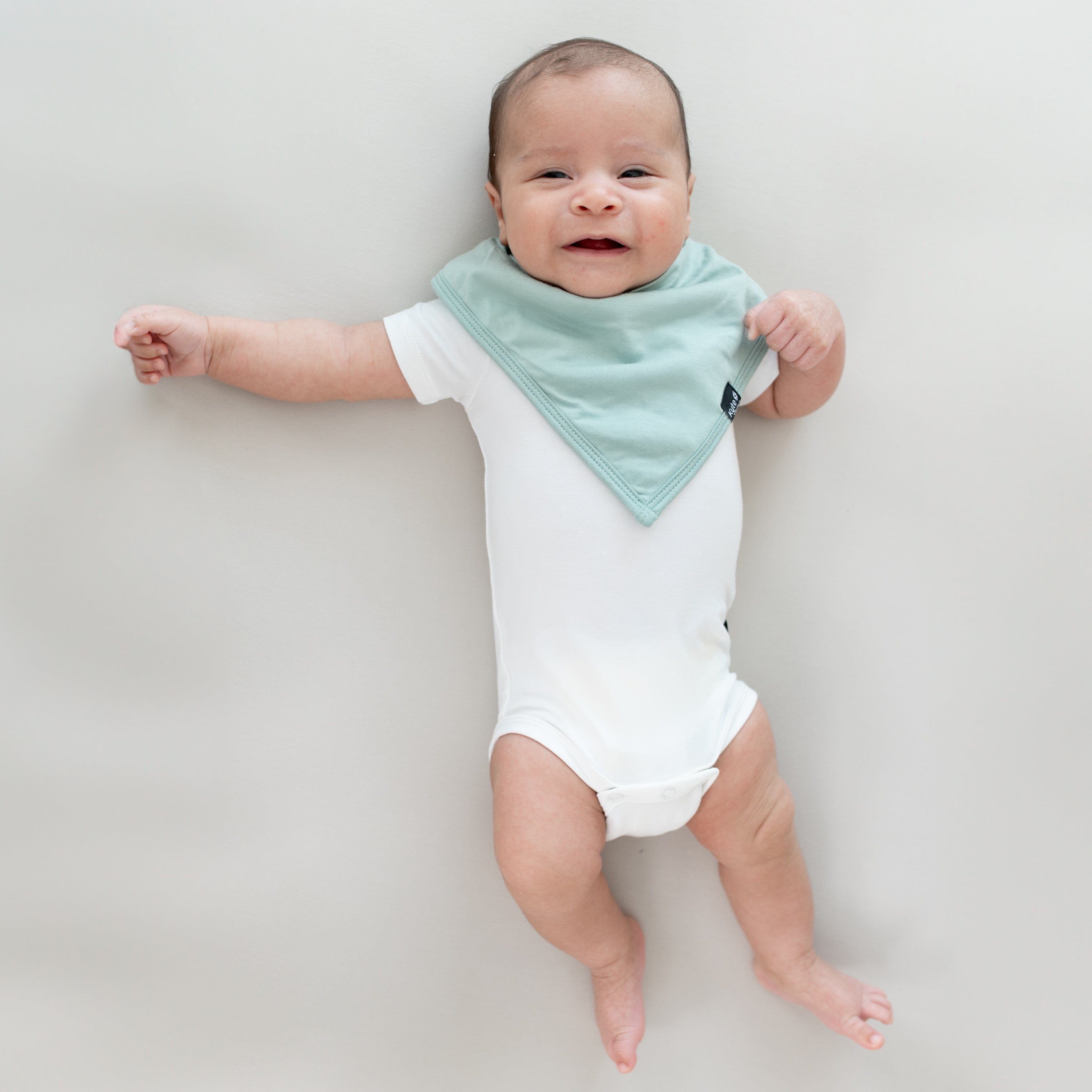 Baby Bib in Sage Green - Soft & Absorbent Drool Bibs for Infants & Toddlers - Perfect for Feeding, Teething & Messy Playtime