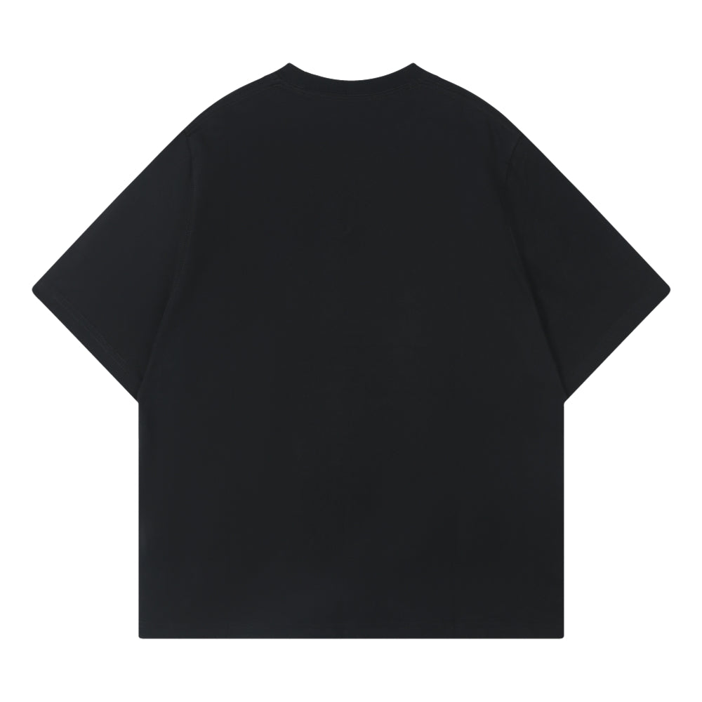 OPEN DIALOGUE SM Logo T-Shirt for Men & Women - Black Cotton Graphic Tee - Streetwear Fashion for Casual Wear & Daily Outfits
