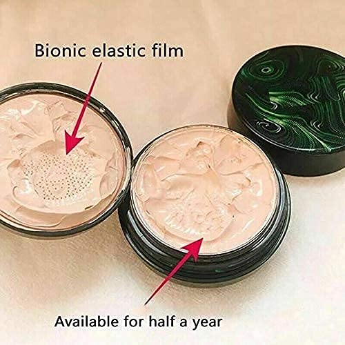SKINPLUS 3-in-1 CC BB Cream Waterproof Foundation with Air Cushion Applicator - Long Lasting Full Coverage Makeup for Daily Wear & Special Occasions