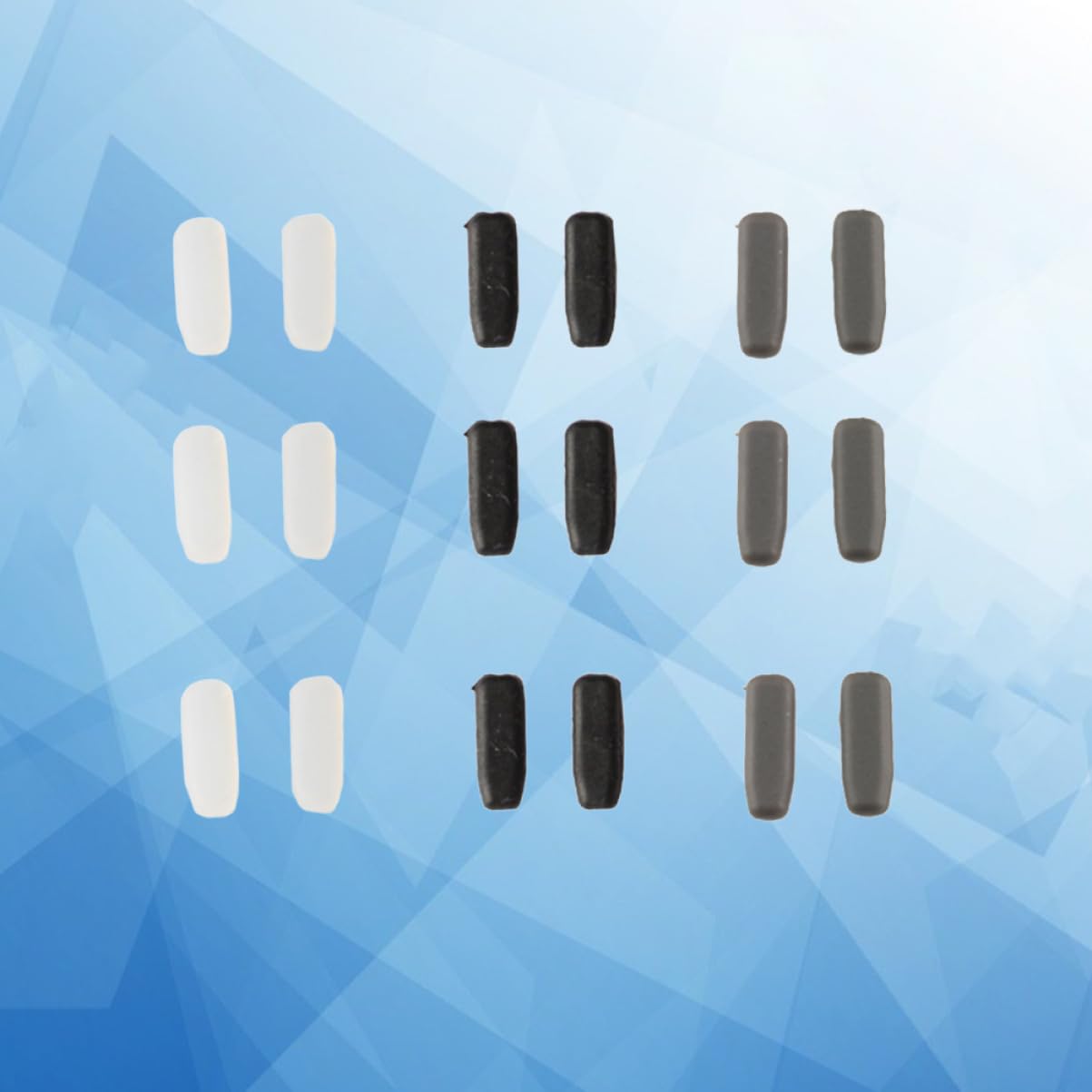 Lurrose 27 Pairs Silicone Nose Pads for Glasses & Sunglasses - Anti-Slip Nose Grips, Comfortable Replacement Pads for Eyewear - Perfect for Reading, Driving, and Outdoor Activities