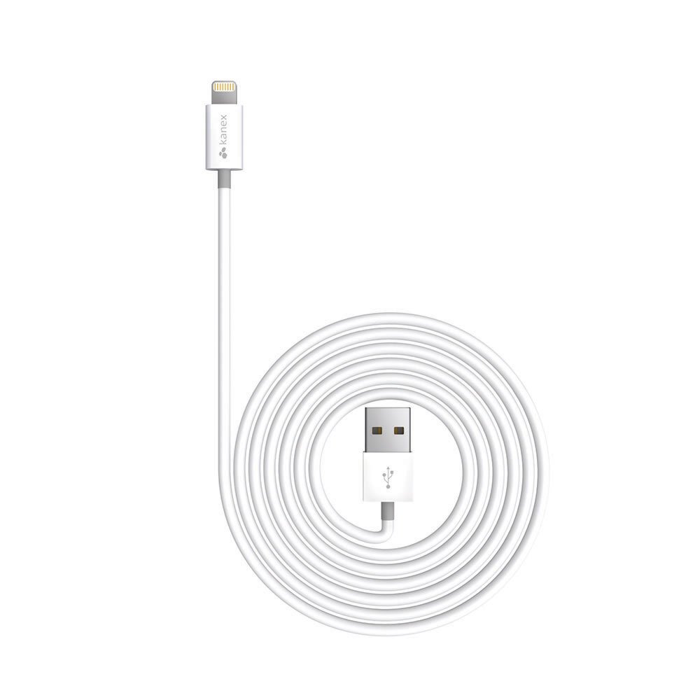 Apple Certified Lightning to USB Cable - 4ft (1.2m) White - MFi Certified Charging Cord for iPhone 14/13/12/11/X/8/7/6 - Durable Fast Charging & Data Sync - Perfect for Home, Office & Travel Use