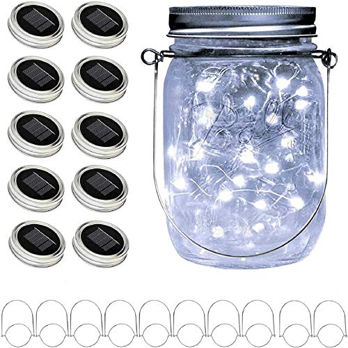 10 Pack Cool White Lids
