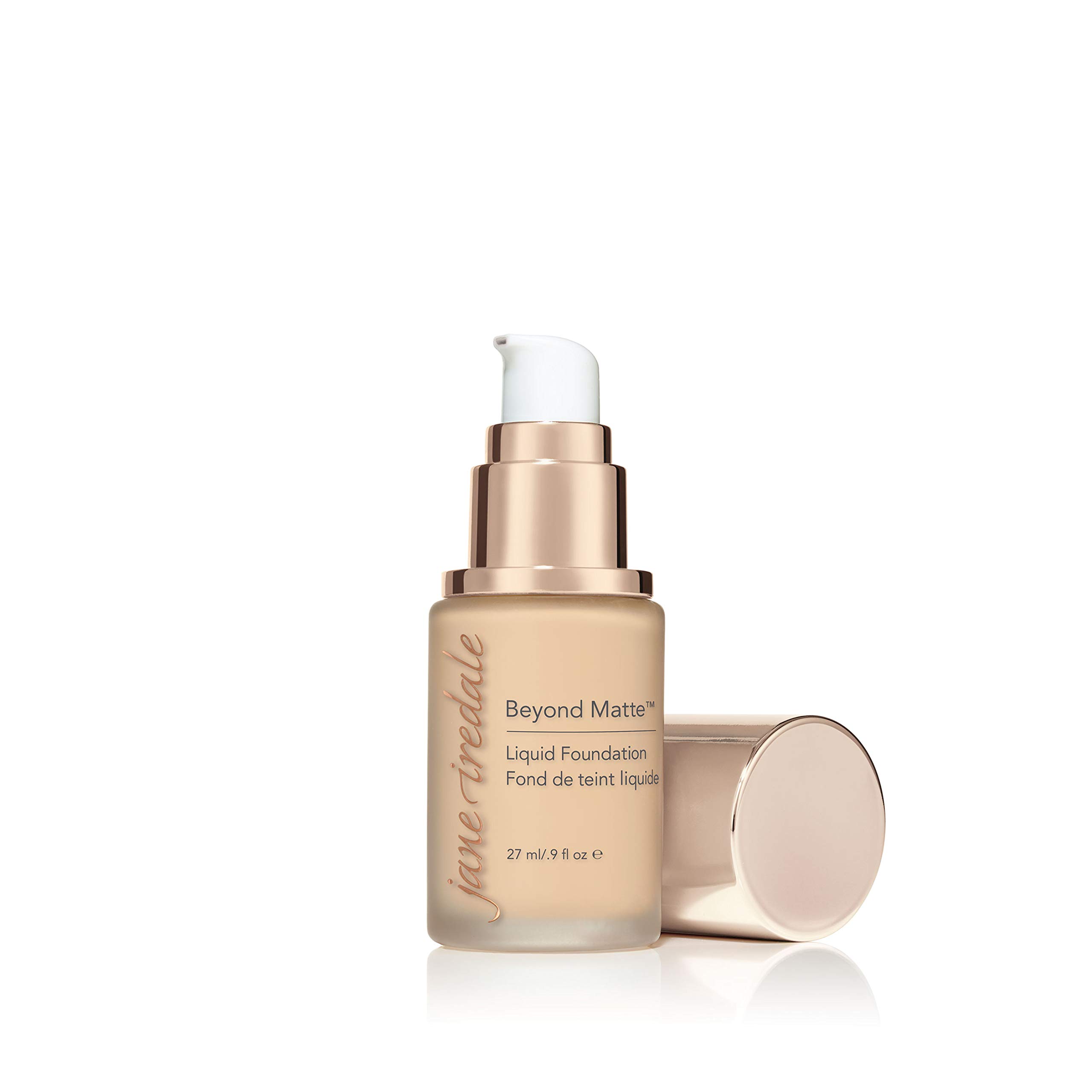 Jane Iredale Beyond Matte 3-in-1 Liquid Foundation - Lightweight, Buildable Coverage with Semi-Matte Finish | Vegan, Clean & Cruelty-Free Makeup | Perfect for Everyday Wear & Special Occasions