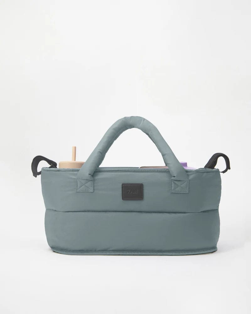 7AM Stroller Organizer with Multiple Pockets - Benji Baby Stroller Accessories for Diapers, Bottles & Essentials - Perfect for Shopping, Travel & Daily Walks with Your Baby