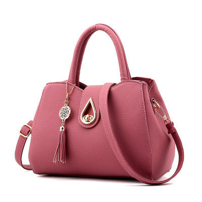 Luxury Designer Women's Handbag with Tassel - Top Handle & Shoulder Messenger Bag for Women - Elegant Fashion Accessory for Work, Travel & Evening Events