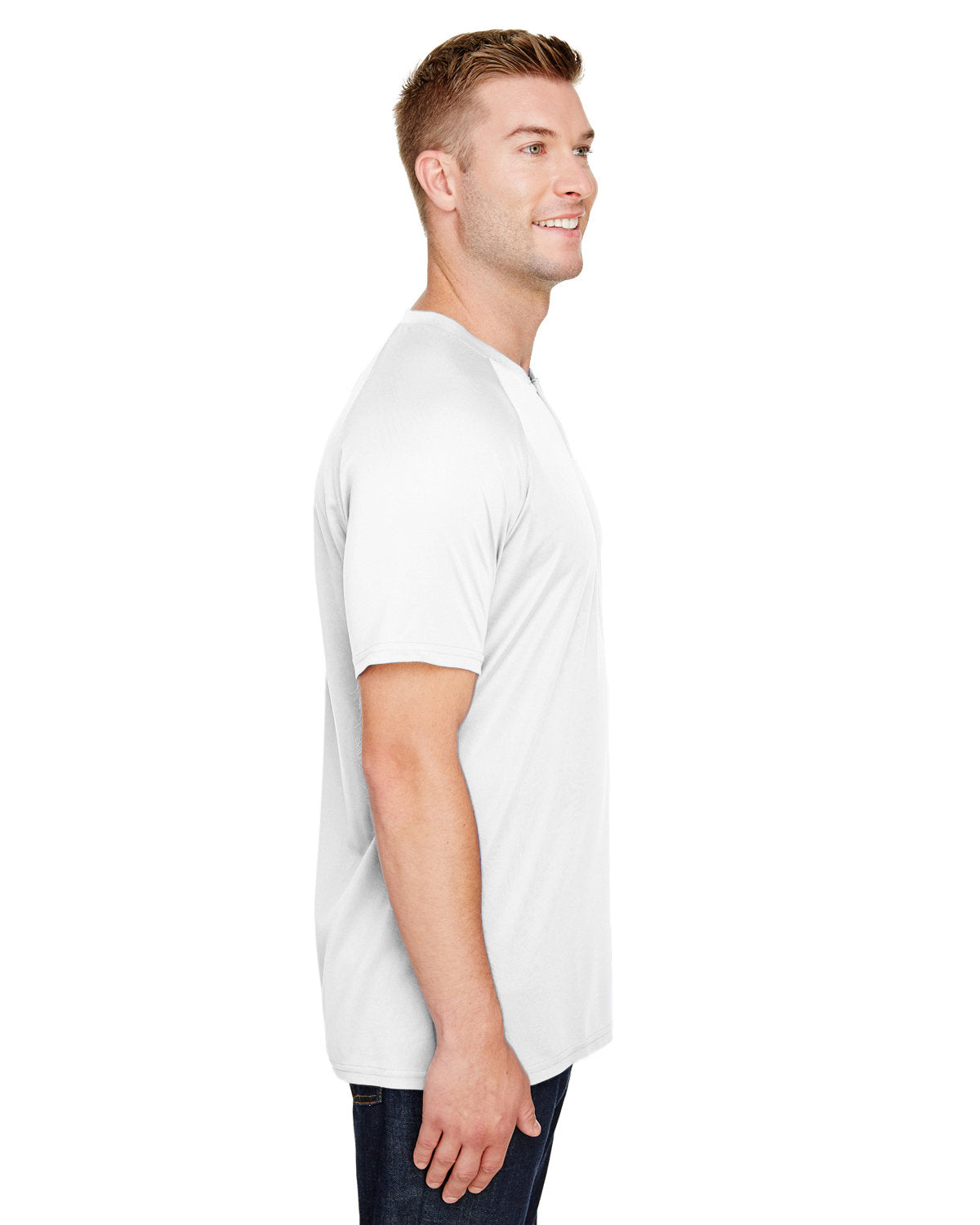 Augusta Sportswear AG1565 Adult Attain 2 Button Baseball Jersey - Comfortable & Durable Baseball Uniform for Men & Women - Perfect for Games, Practices & Team Sports