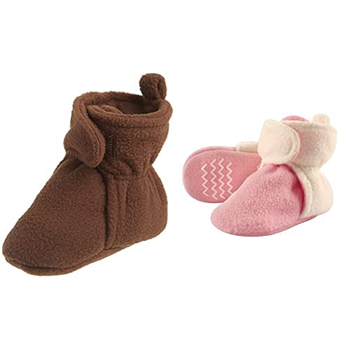 Hudson Baby Fleece Booties 2-Pack - Soft & Cozy for 18-24 Months | Winter Warmth