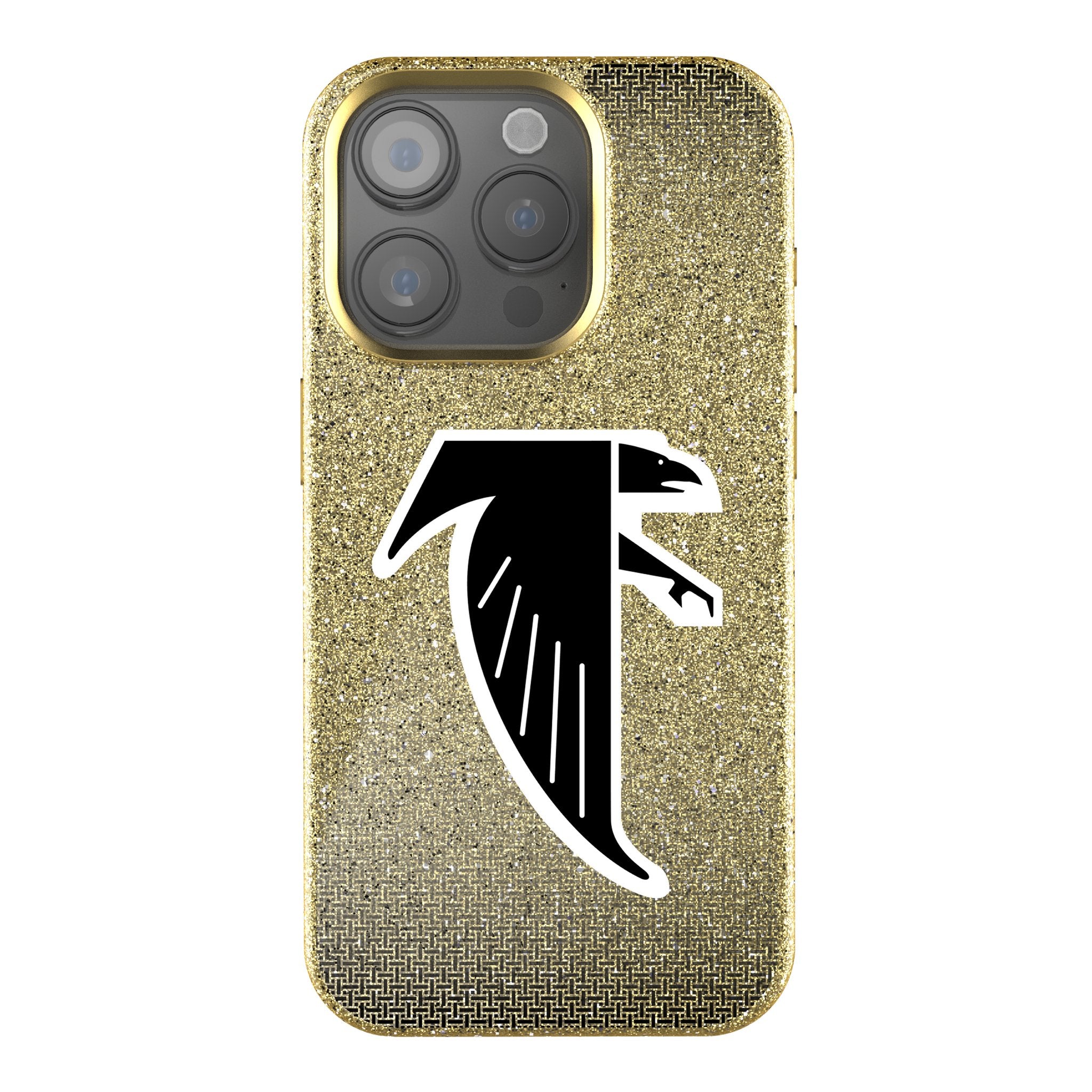 Atlanta Falcons Rhinestone Bling Phone Case for iPhone 14 Pro Max - Glamorous NFL Team Design, Durable Protection for Everyday Use & Game Day Spirit