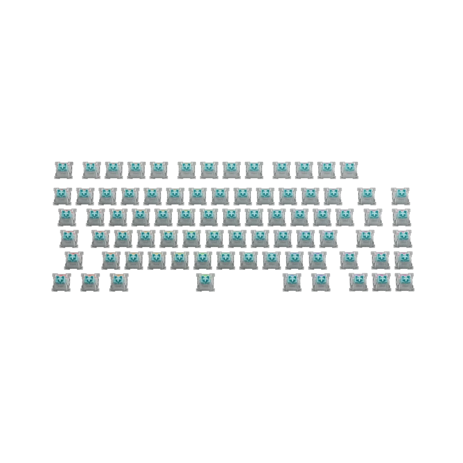 Glorious Lynx Silent HE 75% ANSI Mechanical Keyboard Switches - Perfect for Quiet Typing in Office & Gaming Setup